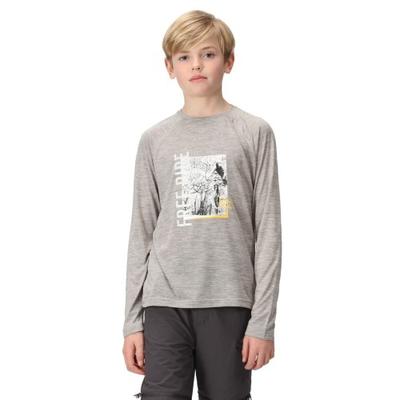 Childrens/Kids Burnlee Cycling Marl Long-Sleeved T-Shirt