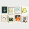 Coffee Lemon Cocktail Picnic Creative Poster Kitchen Restaurant Bar Living Room Home Decor Wall Art Simple Canvas Paintin