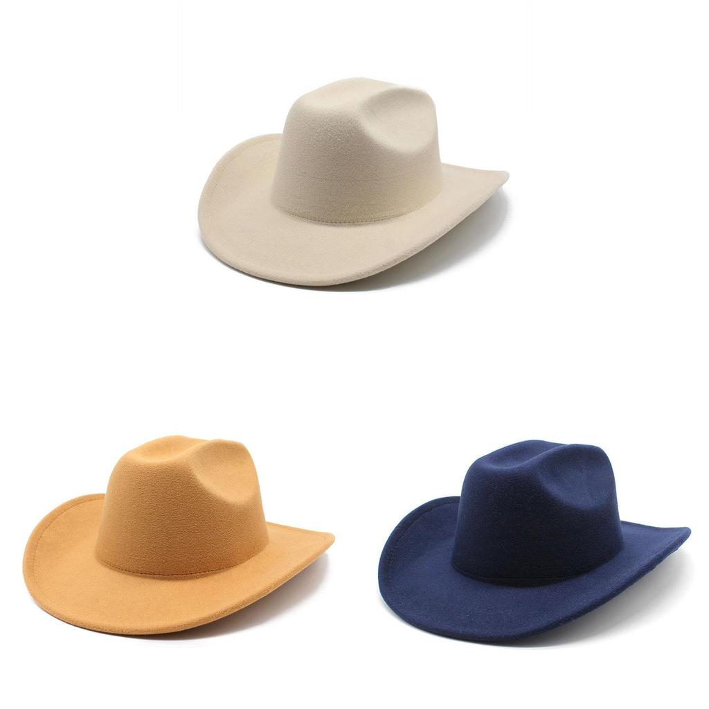 Style Cowboy Hat With Wide Brim For Summer Sun Protection And Breathability