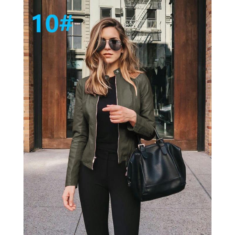 Autumn and winter fashion leather suit jacket women, urban beauty high-end temperament long-sleeved ladies jacket jacket MJ0087