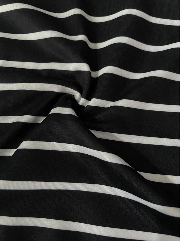 European and American Y2K Style Striped Backless Camisole Top
