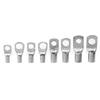 140Pcs/Box Bare Open Barrel Lugs Kit 70Pcs Cable Lugs + 70Pcs Red & Black Heat Shrink Tubing