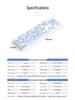 Chocolate Wireless Keyboard & Mouse Set: Cute, Silent, Portable Bluetooth for Office & Laptop Use
