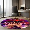 Juice WRLD Printed Round Rug Carpet Chair Rug Area Rug Entryway Doormats,for Office Chair Living Room Bedroom Kitchen Room.