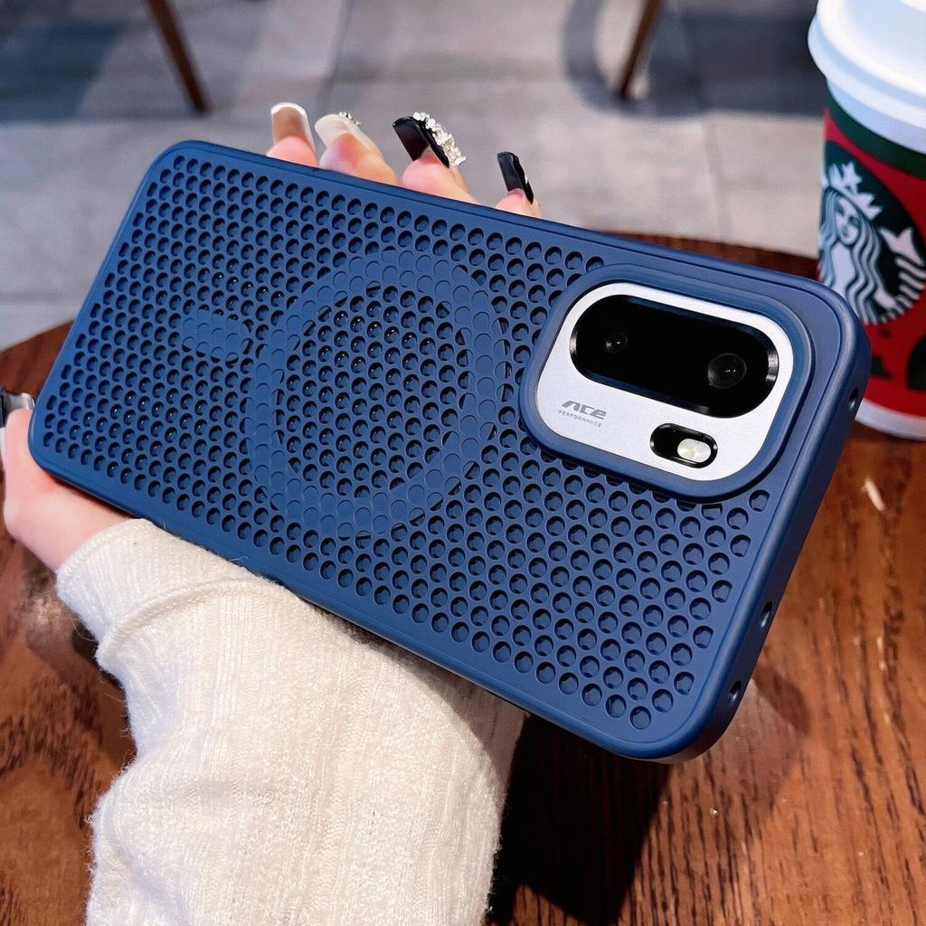 Case For OnePlus Ace 6 Ace 5 Pro 13 Magnetic Phone Case Breathable Cooling Hard Shell Shockproof Protective Cover