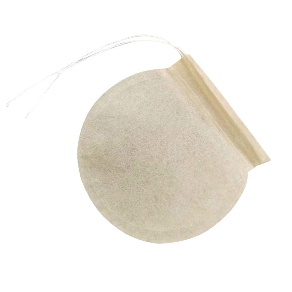 100Pcs Strainer Empty Filter Paper Teabags with String Heal Seal Spice Filters Teabags Coffeeware