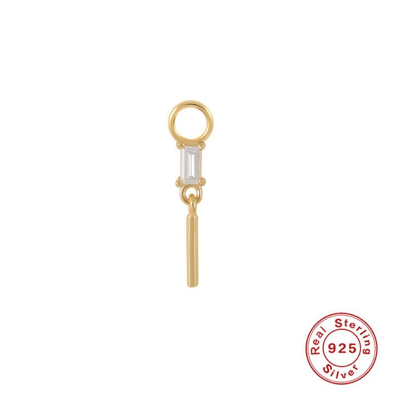 S925 Sterling Silver Earrings Charm Beads Pendant Earrings Earrings Accessories Work Wear Earrings Pendant Women