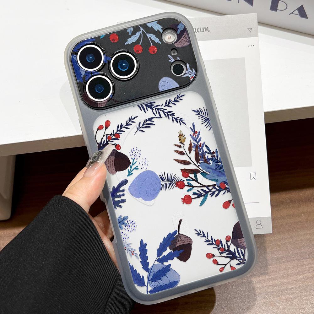 Creative printing is suitable for iPhone17ProMax 2-in-1 mobile phone case Apple 16 niche 15 anti-drop 14 all-inclusive.