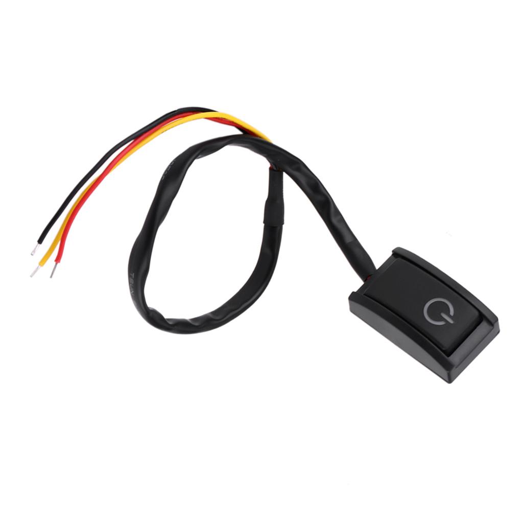 DC 12V 200mA Car DIY Switch Paste Type Sticky Button Switch ON OFF