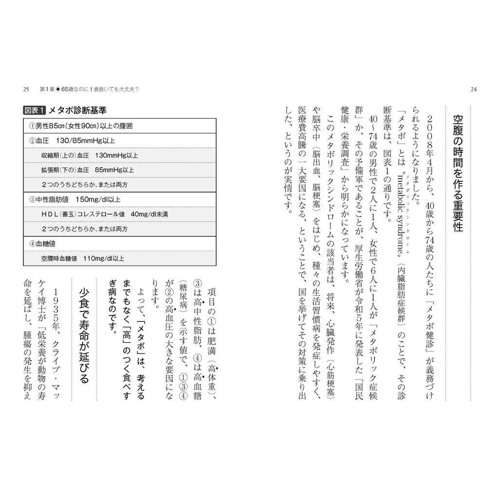 PHP Institute PHP Bunko Book - 65-sai kara wa Kufuku ga Saiko no Kusuri Healthy Eating Fasting Guide