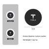 Car Coaster Carbon Mug Drinking Pad Cup Non-Slip Mat Accessories Pads For Tesla Model 3 Model S Model X Model Y Roadster Bonina