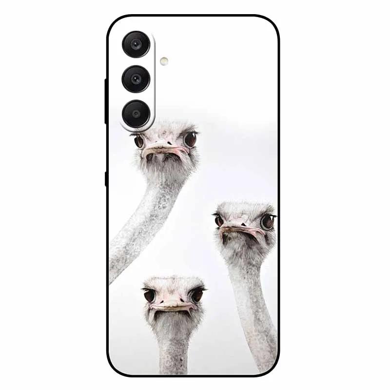 For SAMSUNG A17 5G Case TPU Soft Silicone Cover Space Wolf Shockproof Cover For Samsung GalaxyA17 5G Coque Cartoon Bumper A17 5G