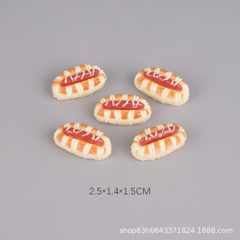 Mini Miniature Breadboard Dessert Model Simulation Play House Toy Shelf Ornament Edible Play Doll House Small Ornament
