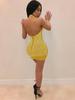 European-American Fashion Halter Neck Diamond Party Dress - Sexy, Tight, New Arrival