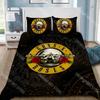 Fashion Band G-Guns N R-Roses Bedding Set Single Twin Full Queen King Size Bed Set Kids Bedroom Duvetcover Sets Bed Sheet Set