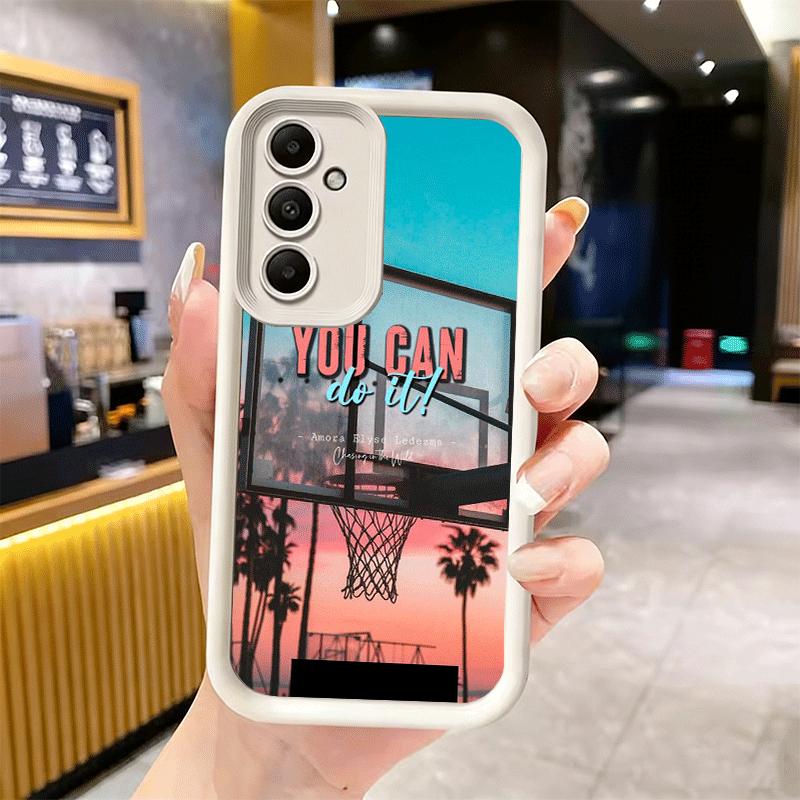 Phone Case for Samsung Galaxy S26 S25 Ultra S24 FE Basketball Sports Aesthetics Shell S23 Plus S22 + S21 S20 5G Soft Silicone Fu