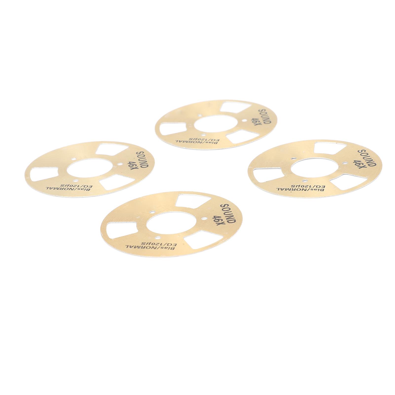 

Катушка на катушку кассетной ленты профессиональная металлическая DIY самодельная пустая кассетная лента 4 катушки 2 колеса для золотой