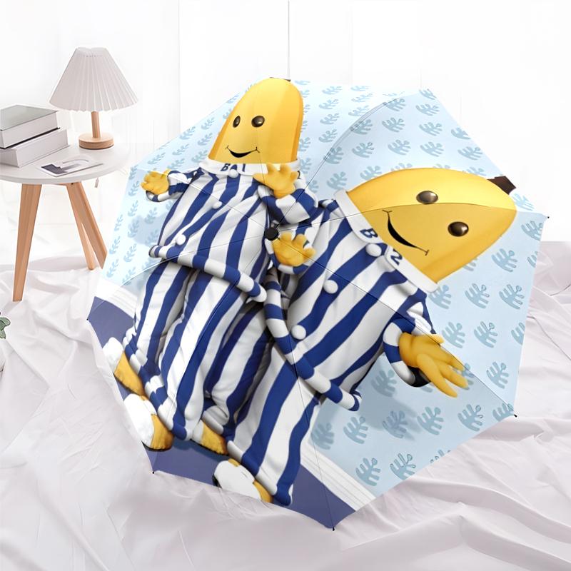 1pc Banana Umbrella, Sun Protection, And UV Shielding. It Has Eight Sturdy Ribs for Outdoor Use And Perfect Gift