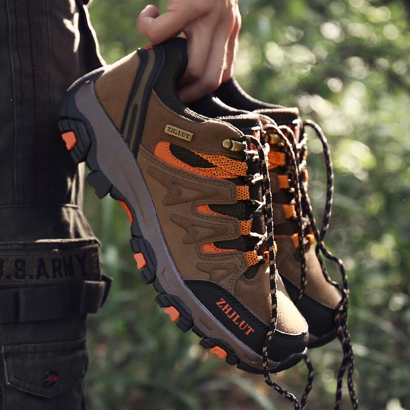 Hiking Shoes Women Boots Sports Casual Men Shoes Outdoor Anti-slip Combat Men Boots  Wear-resistant Men Shoes Women