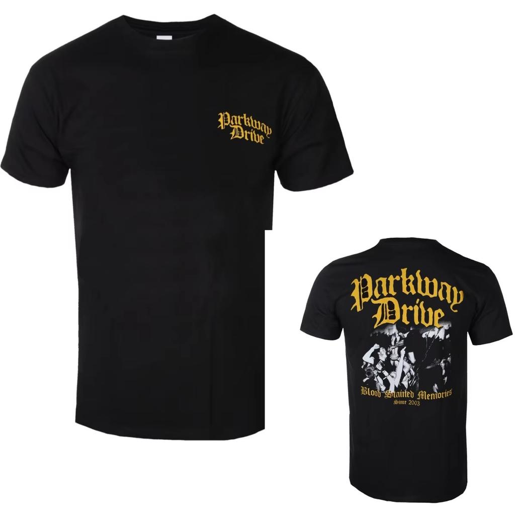 2026 Parkway Drive Maglietta in Cotone Grafica Unisex Estiva Manica Corta Moda Trendy T-shirt Uomo Donna Top Vintage Y2K