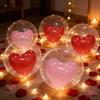 Love Heart PVC Balloons 13.38Inch Valentine's Day Heart Balloons for Anniversary Celebration Wedding Birthday Decoration