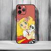 Anime Cute M-Manga Candy Phone Case Black Matte Thin Phone Case For iPhone17 16 15 14 13 ProMax