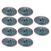 20pcs Single Hole Metal Shank Buttons Round Shape Decorative Sewing Buttons  For Coat