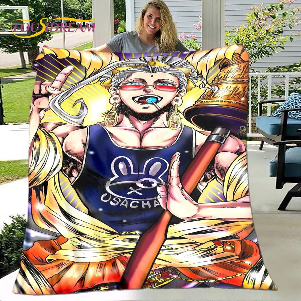 Záznam Ragnarok anime kreslená měkká plyšová přikrývka, flanelová přikrývka přikrývka do obývacího pokoje Ložnice Pohovka Pohovka Piknikový kryt