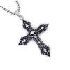 Retro Titanium Steel Cross Pendant Necklace - Men's Hip Hop Style Jewelry