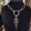 Fashion Trend Necklace Y2k New Free Add/Subtract Fringe Choker for Unisex Men And Women Punk Personality Jewelry Accessories