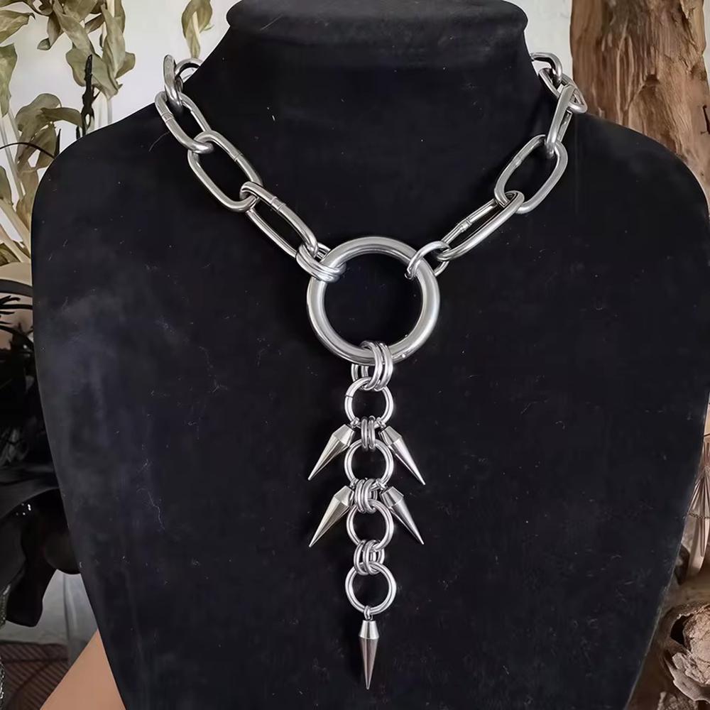 Fashion Trend Necklace Y2k New Free Add/Subtract Fringe Choker for Unisex Men And Women Punk Personality Jewelry Accessories
