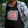 Ignore Alien Orders T-Shirt: Vintage Punk Rock Graphic Tee