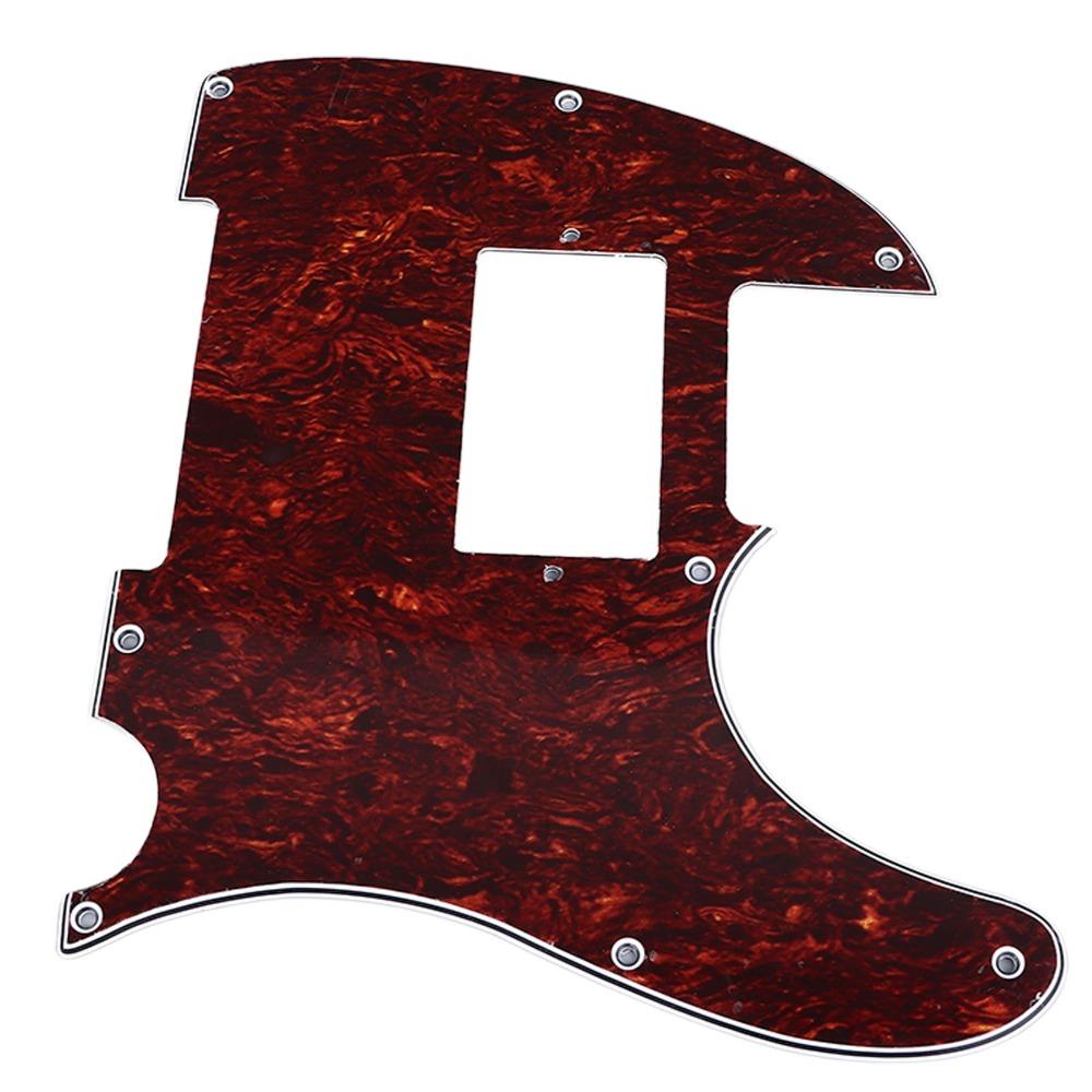 Red Tortoise Shell Guitar Pickguard PVC Material Noise Reduction Pickguard  For Guitar