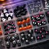 15grid/90pcs 3D Cute Halloween Pumpkin/Skull/Ghost/Cross Nail Gems Black Cat Bow Bat Nail Charms Resin Flatback Halloween Nails