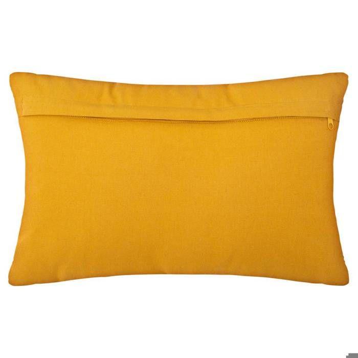 Coussin Motifs Otto Jaune 30X50cm - Atmosphera Createur D'interieur