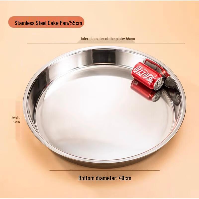 Durable Stainless Steel Multi-Purpose Round Plate