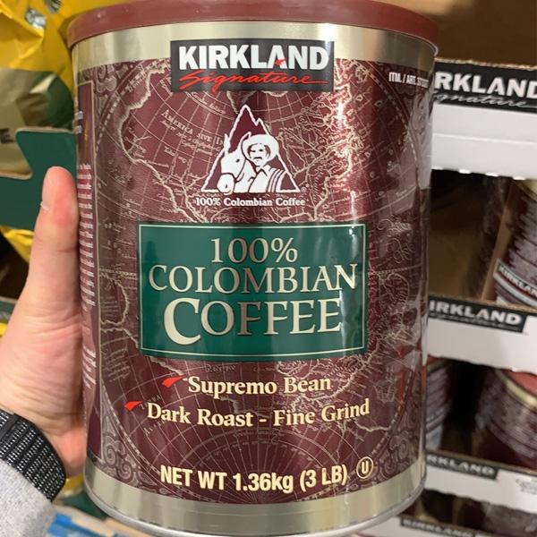 Kirkland Signature 100% Colombian Ground Coffee 1.36kg