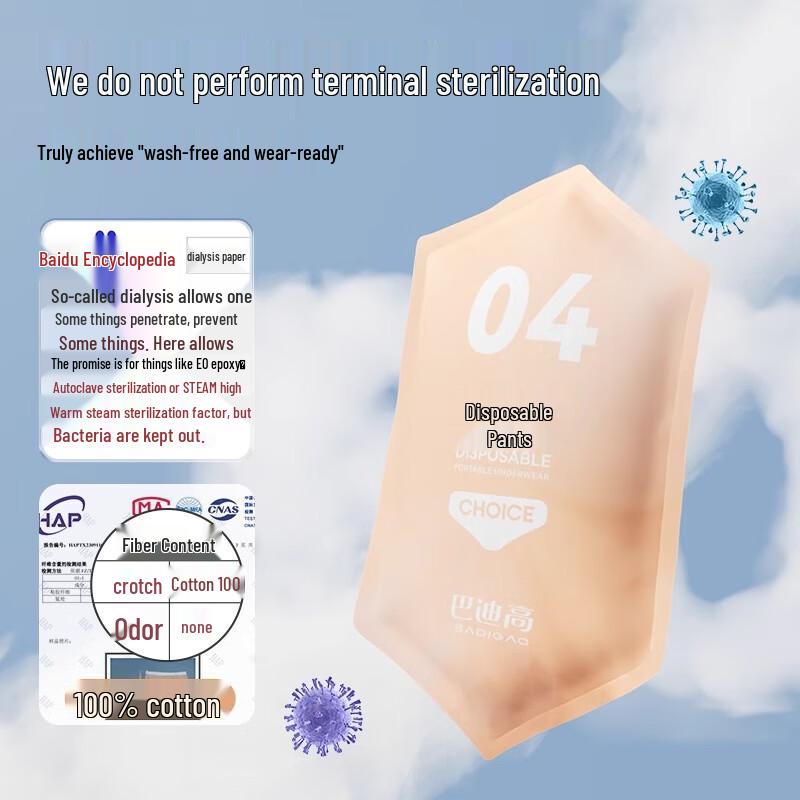 BADIGAO Women's Disposable Panties