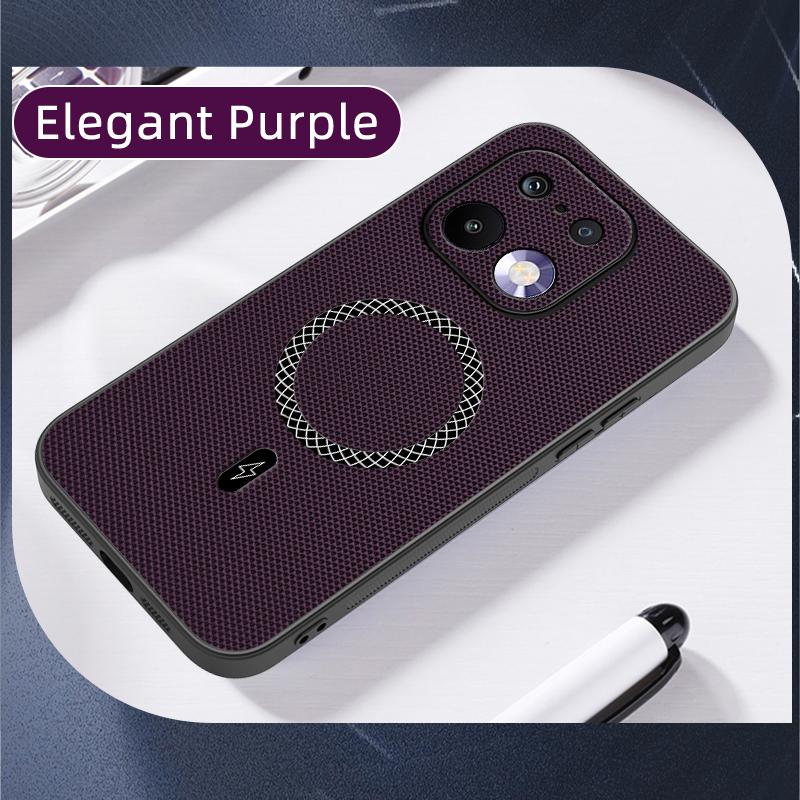 3D Leather Texture Wireless Charging ShockProof Magnetic Case For Realme 16 Pro Plus Realme16Pro+ G Phone Cover