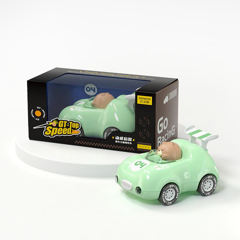 

Детская инерционная машина с фарами, гоночный автомобиль для медведя, загорится, модель игрушечной машинки для мальчиков и девочек 13.49 светло-зеленый