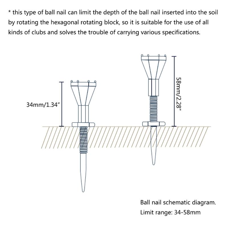 5Pcs Plastic Golf Training Ball Tees Stand Height Adjustable Golf Tees Outdoor Step Down Golf Ball Holder Golf Gift