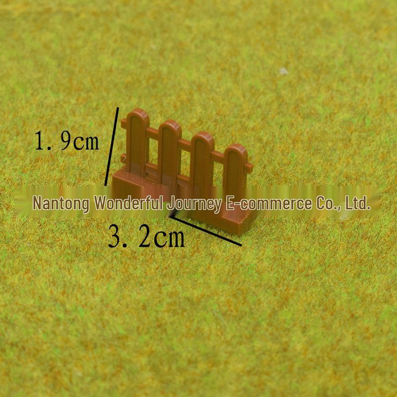 Little Bricklayer Toy Building Model: DIY Small House with Openable Doors, Windows & Fences