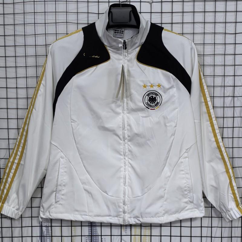 Unisex Long Windbreaker Jacket Retro Sport Coat Football Training Outdoor Casual Wear Fall Winter