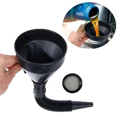 Multi-Vehicle Oil Funnel with Filter for Cars, Motorcycles, Trucks, and Urea