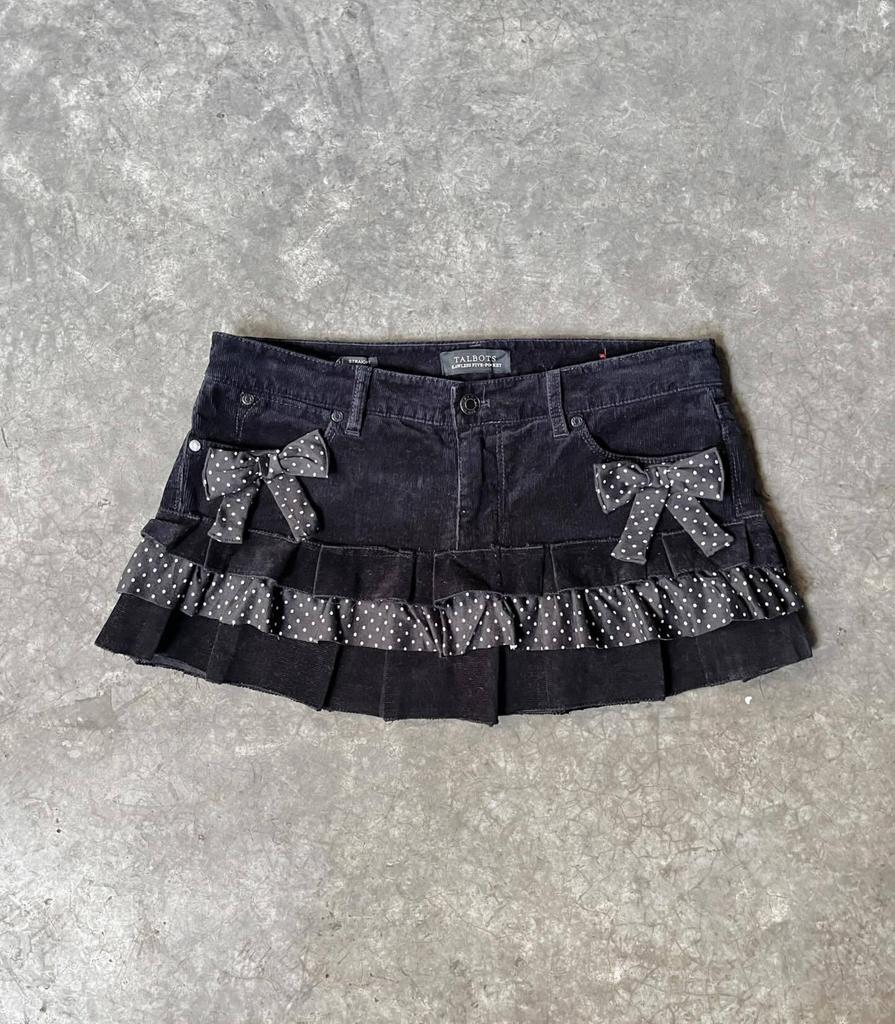 2026 Punk Streetwear Star Print Denim Collage Skirt
