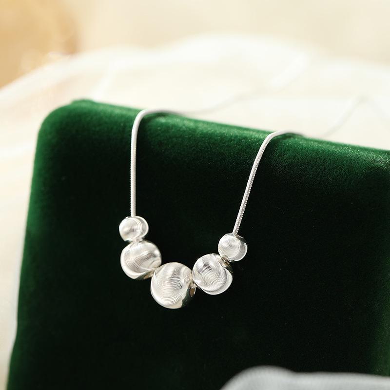 Banyanbaum S925 Silber Luxus Perlen Schlangenkette für Damen