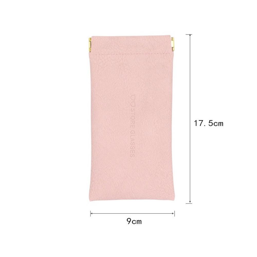 PU Leather Soft Eyeglass Case Protective Cover, Portable Sunglasses Box, Squeezable Eyeglass Bag for Both Men and Women, Availab