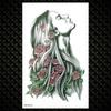 Black Dragon Fake Temporary Tattoos For Men Women Wolf Flower Tattoo Sticker Wings Creative Coyote Water Transfer Tatoo Arm Hand