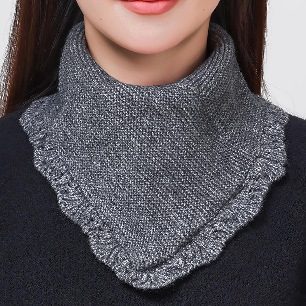 New Detachable Knitted Turtleneck Fake Collar For Women Neck warmer Autumn Winter Warm Cover Head Neck Knitting False Collar