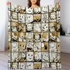 Mirio Togata Collage Color Version Throw Blanket Luxury Designer Sofa Throw Blankets and Throws Blankets Ands Blankets